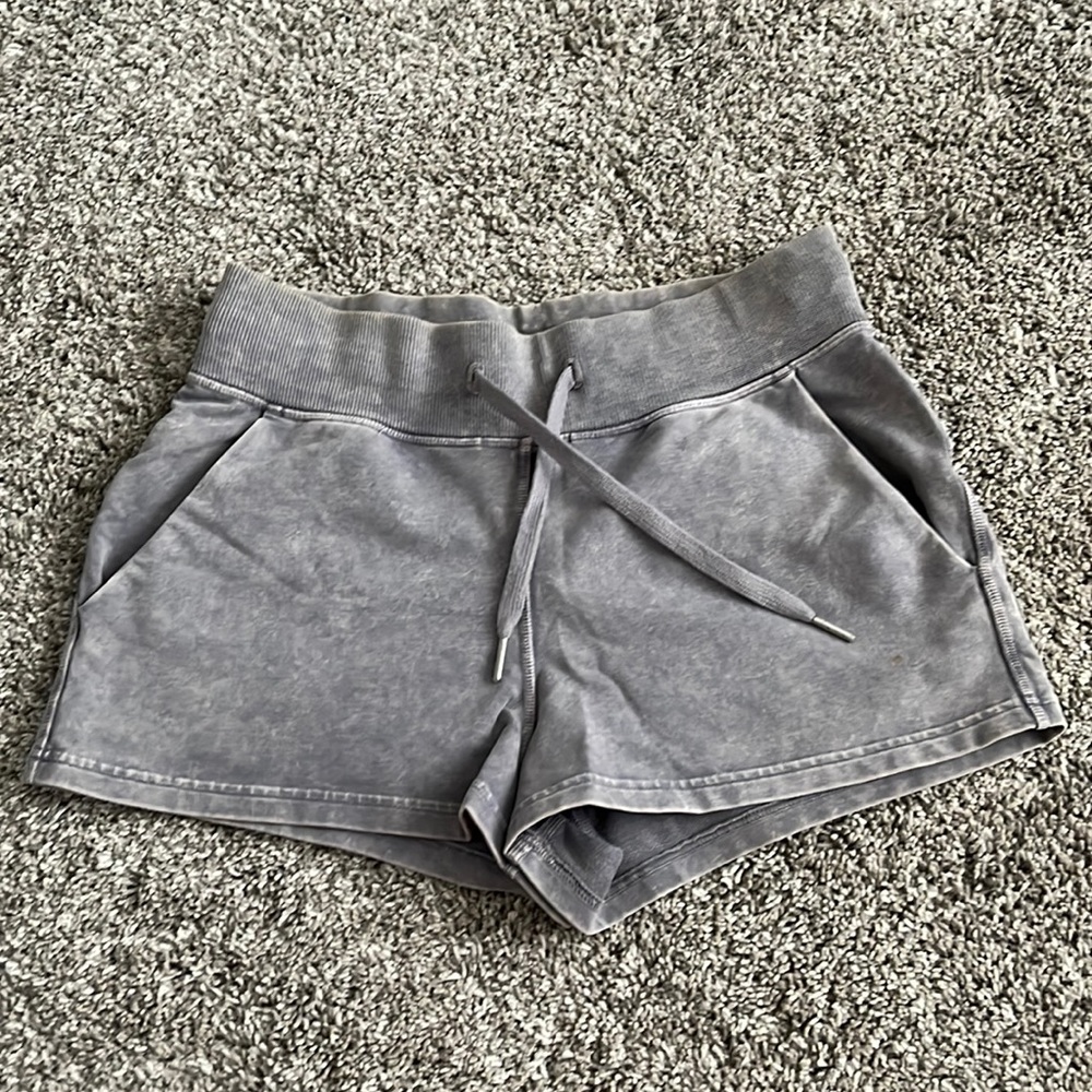Lululemon Inner Glow Acid Wash Shorts